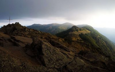 Els cims del Montseny en plena tardor