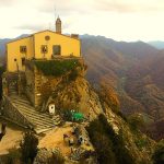 Puesto de sol en la cima del Bellmunt